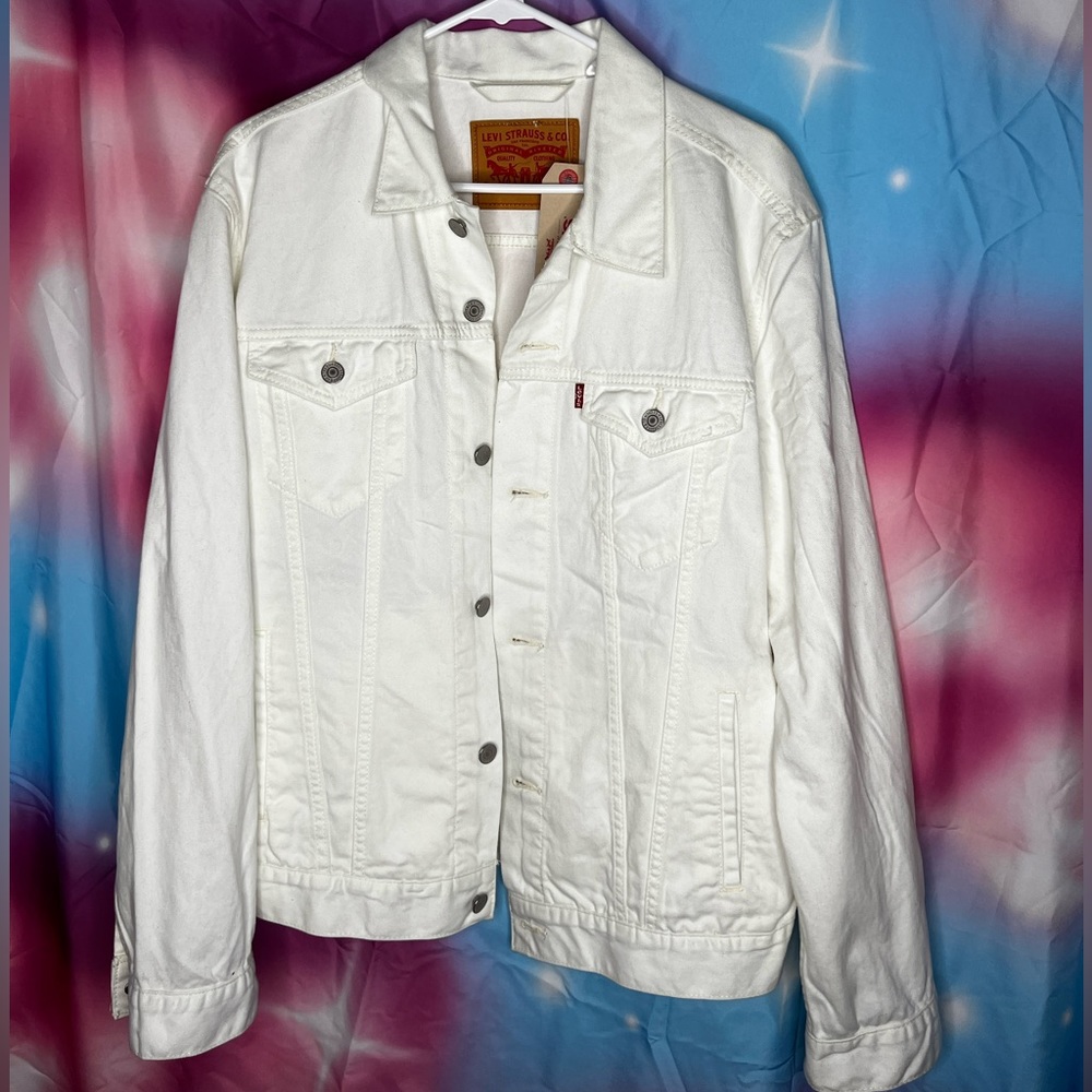 Levi’s White Denim Jacket